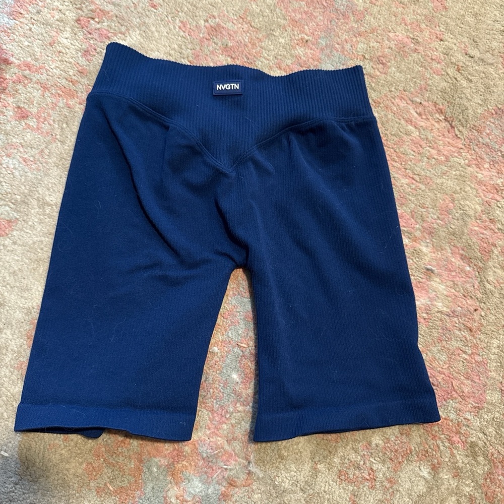 NVGTN Women's Bike Shorts - Navy Blue